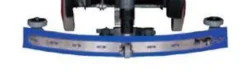Viper Fang 18C & 20 Auto Scrubber Front Slotted Squeegee Blade (#VF82062) - Blue Polyurethane