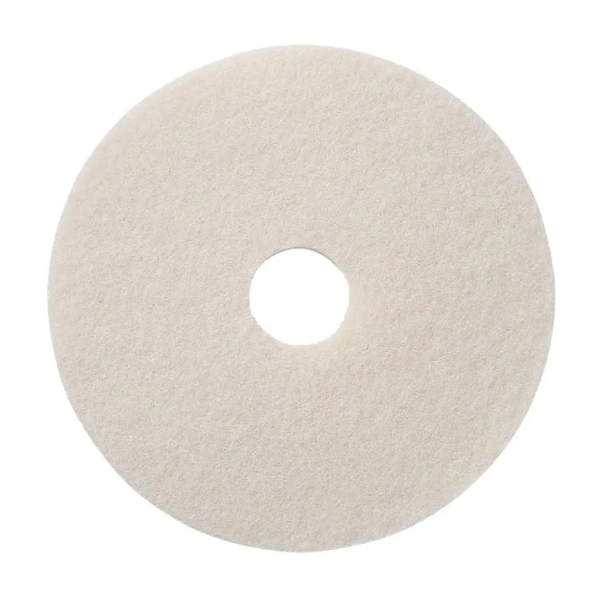 17" White Commercial Floor Buffing Pads - Case of 5