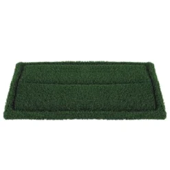 14" x 20" Green Grout Scrubbing Turf Pads - Case of 4