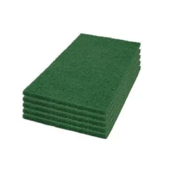 14" x 28" Green Heavy Duty Floor Scrubbing Pads - Case of 5