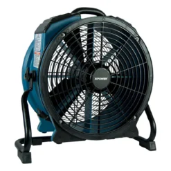 Xpower® #X-47ATR Industrial Sealed Motor Axial Air Mover w/ Built-In Power Outlets & 3-Hour Timer (1/3 HP) - 3,600 CFM