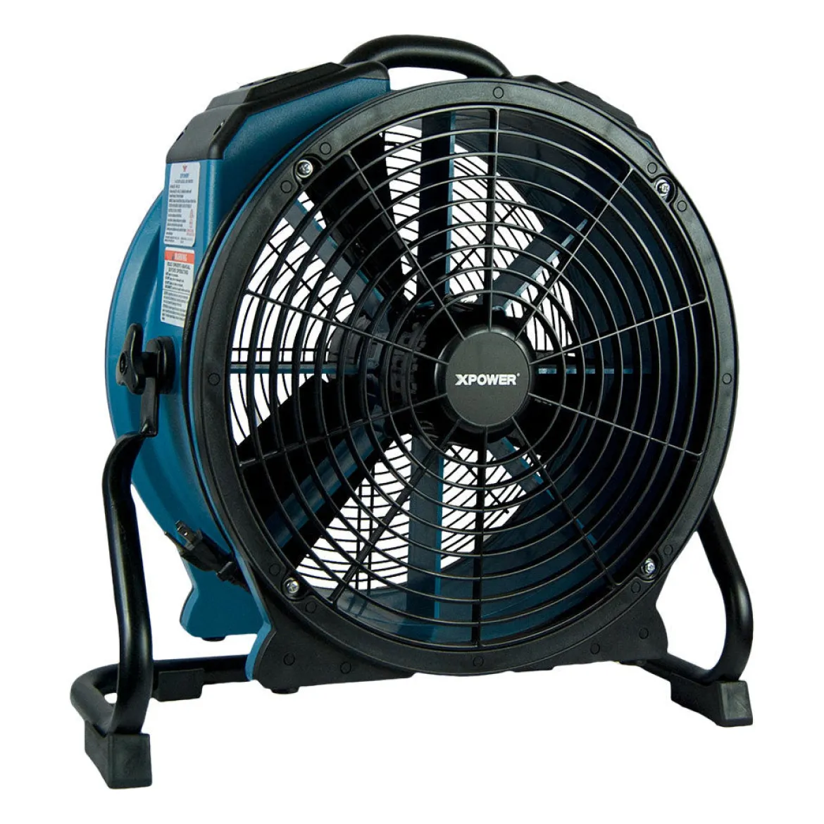 Xpower® #X-47ATR Industrial Sealed Motor Axial Air Mover w/ Built-In Power Outlets & 3-Hour Timer (1/3 HP) - 3,600 CFM