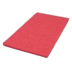 14" x 28" Red Floor Buffing & Scrubbing Pads - Case of 5