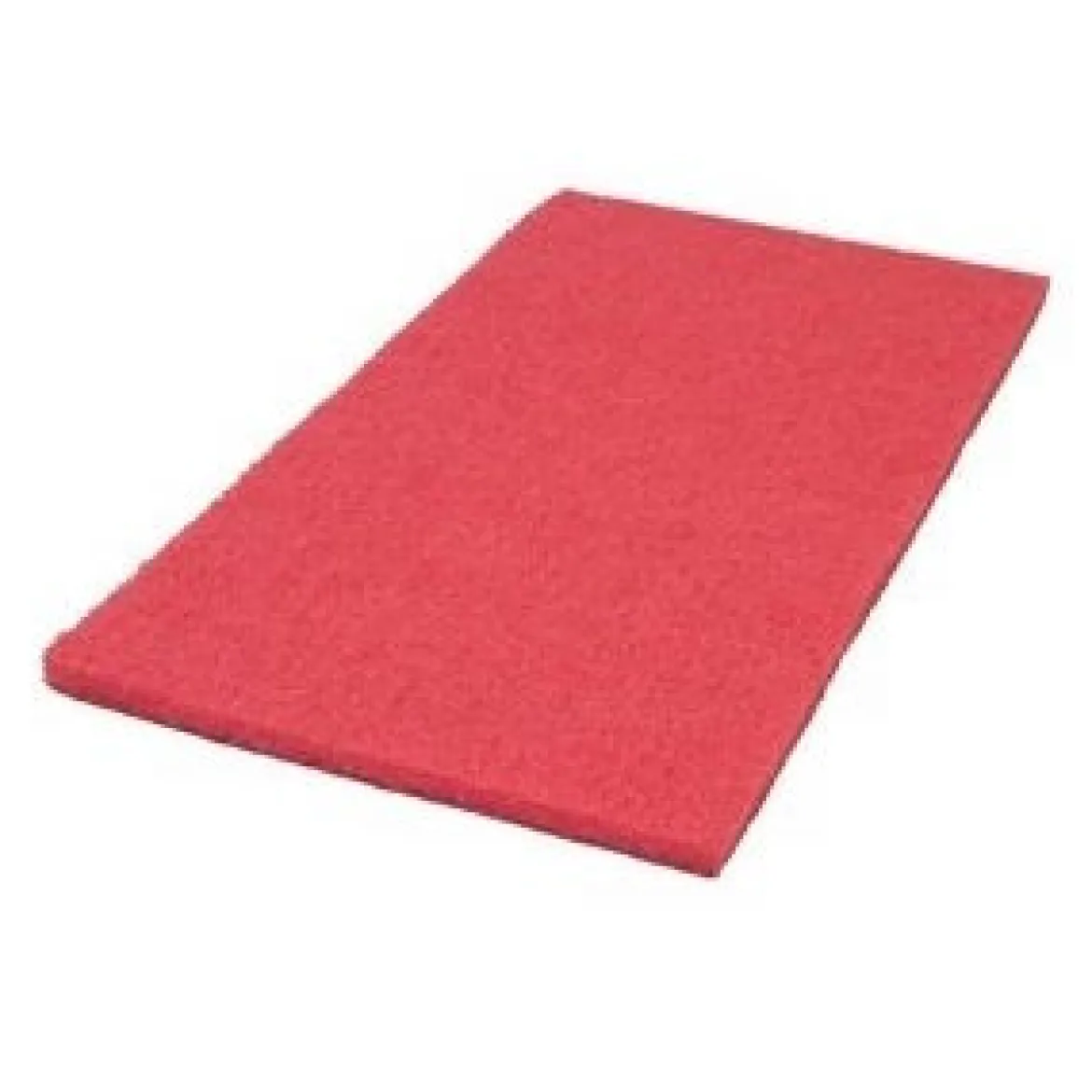 14" x 20" Red Rectangular Floor Buffing Pads - Case of 5