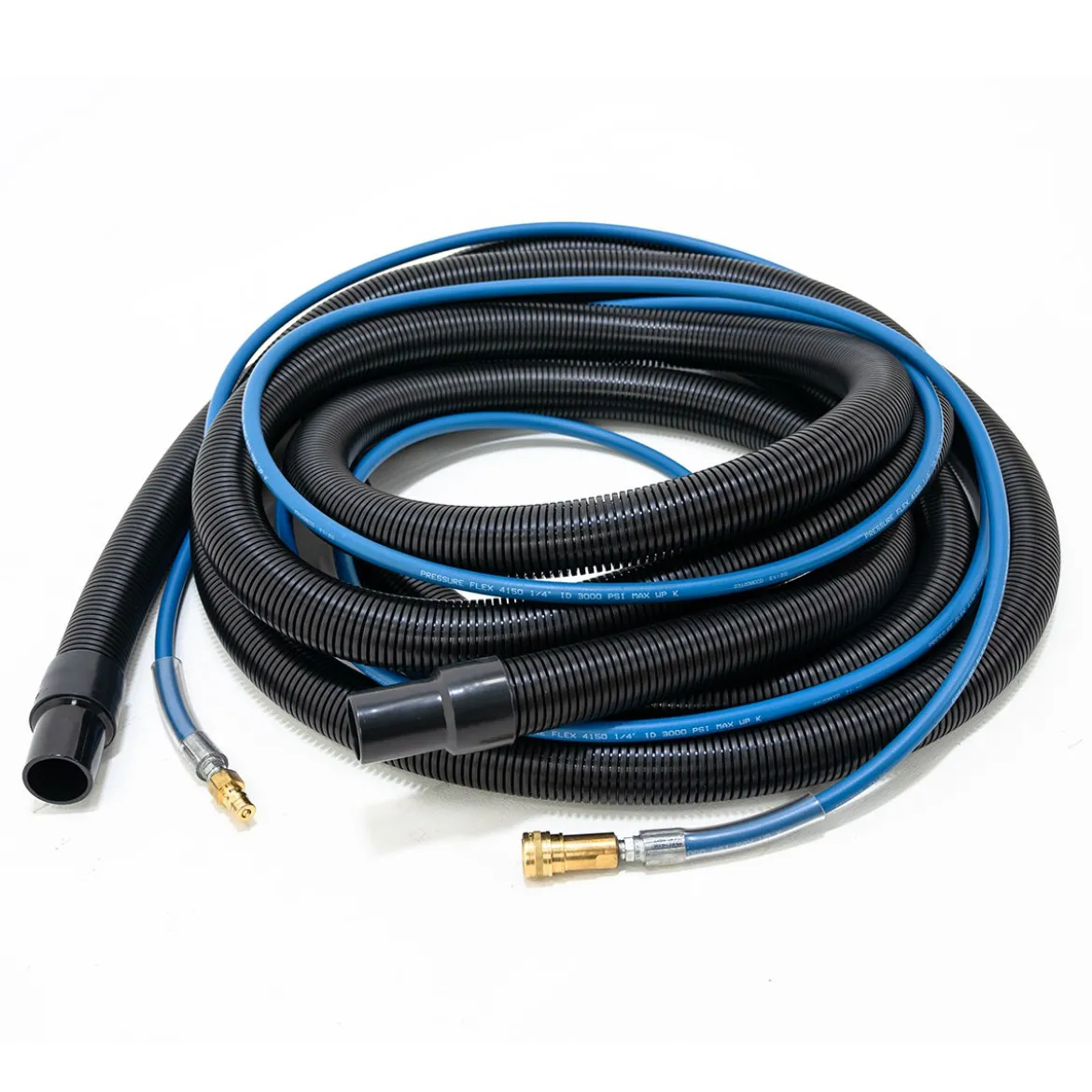 1.5" x 25' Vacuum Hose & Solution Line Set (3,000 PSI Max) for CleanFreak® Heated & High Pressure Carpet Extractors