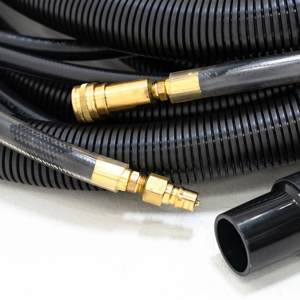 1.5" x 25' Vacuum Hose & Solution Line Set (250 PSI Max) for CleanFreak® Non-Heated & Low Pressure Carpet Extractors