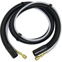 1.25" x 15' Vacuum Hose w/ 1.5" Straight Cuffs & Solution Line Set (#10-0450-15) for the CleanFreak® 3 Gallon Heated Carpet Spotter