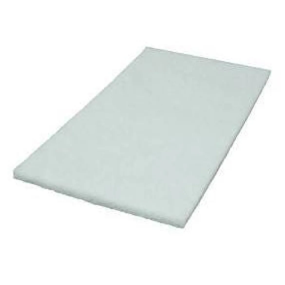 14" x 20" White Rectangular Floor Buffing Pads - Case of 5