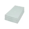14" x 24" White Rectangular Polishing & Buffing Pads - Case of 5